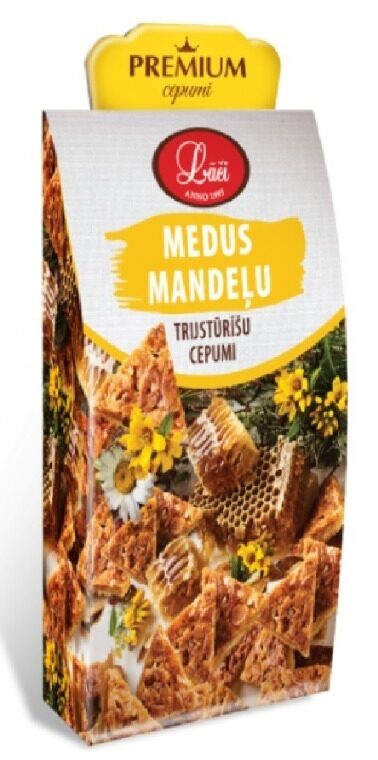 Cepumi LĀČI Mandeļu medus trijstūrīši, 150g